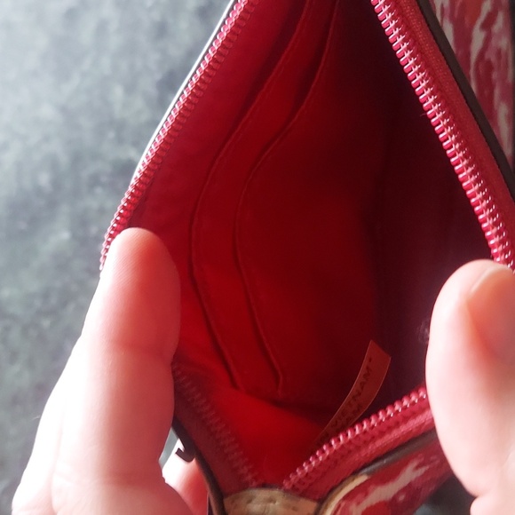 COACH Wallet Red & Orange 👛 - Picture 4 of 5